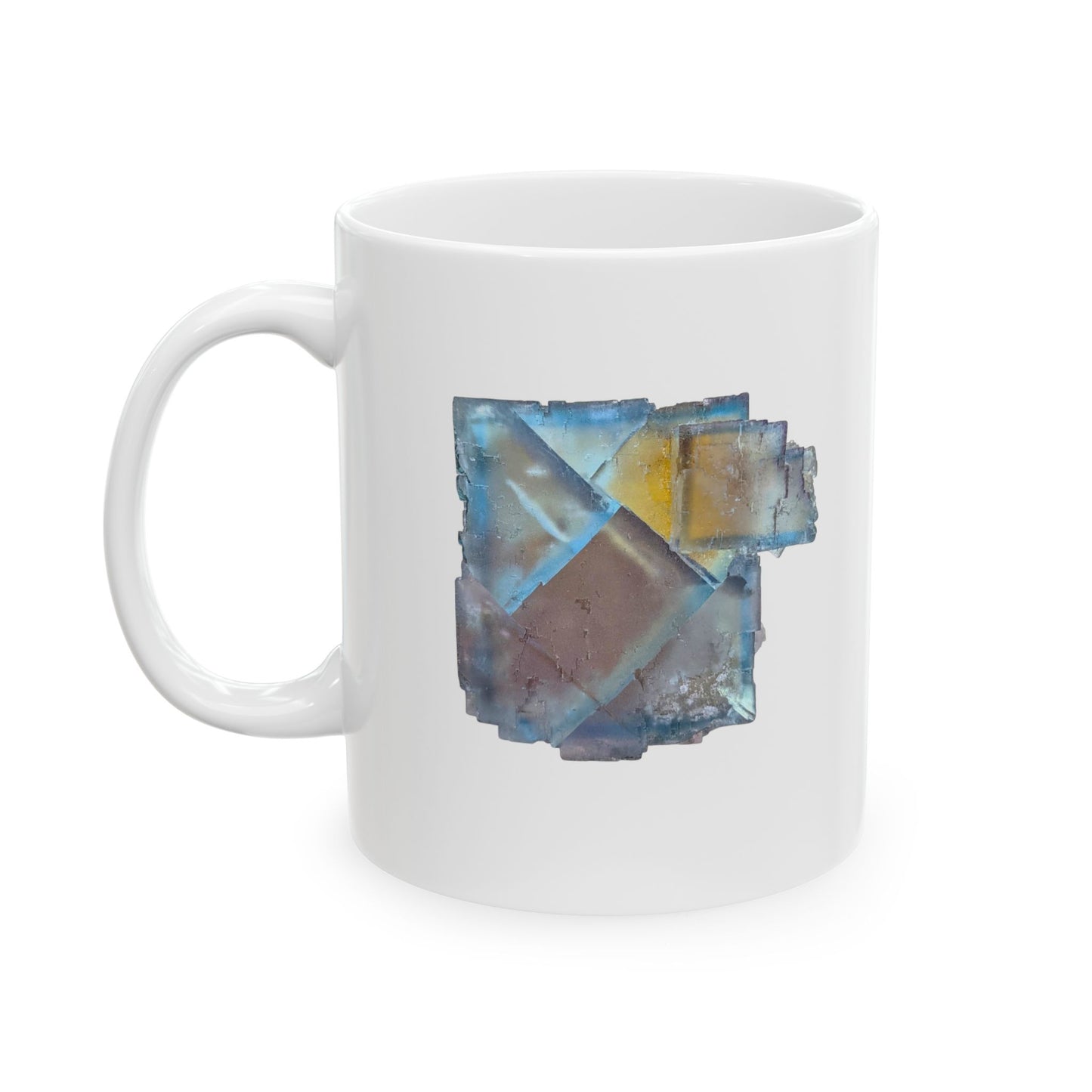 Artistic Ceramic Mug - Unique Design, Coffee Lover Gift, Home Decor, Watercolor Art Mug, Personalized Tea Cup