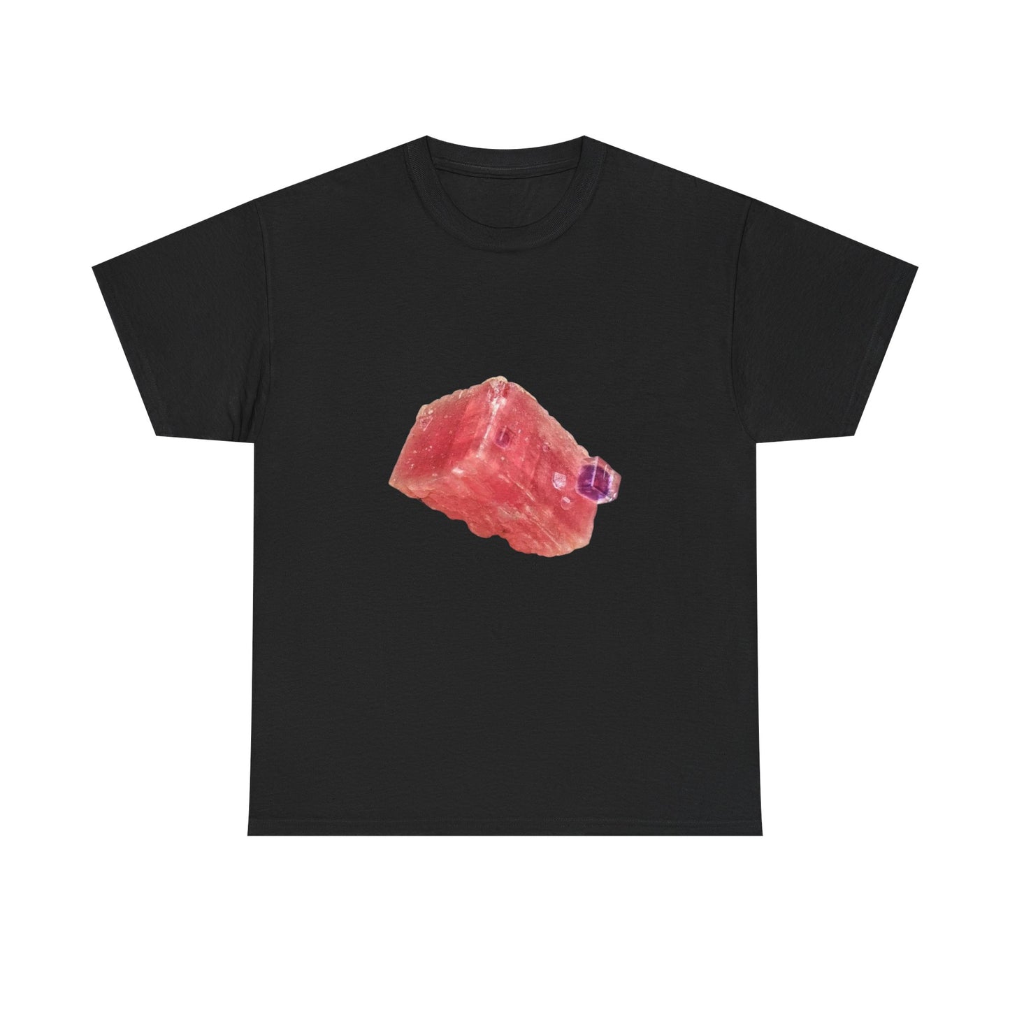 Artistic Unisex Cotton Tee, Trendy Graphic Tee, Casual Wear, Everyday Comfort Tee, Rhodochrosite