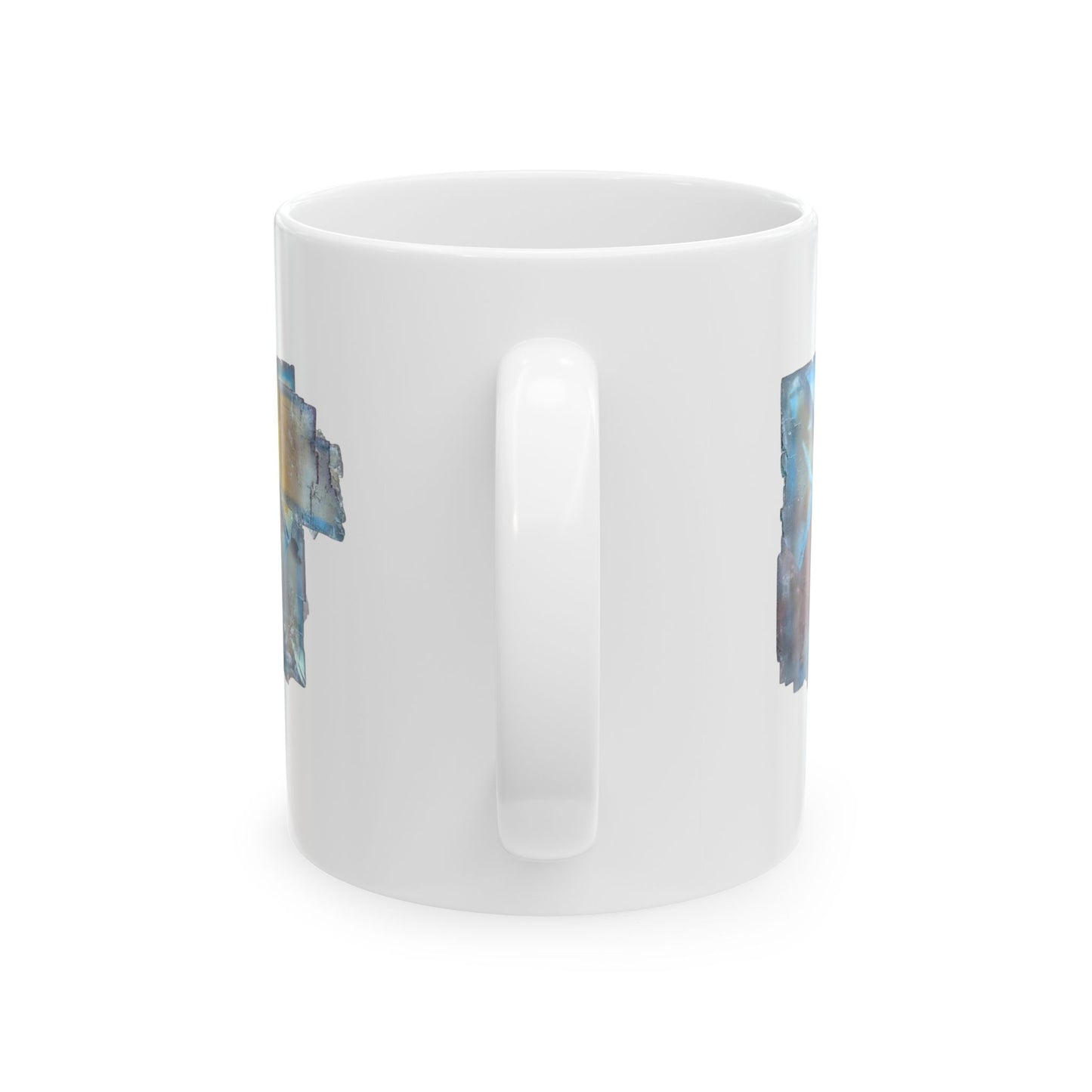 Artistic Ceramic Mug - Unique Design, Coffee Lover Gift, Home Decor, Watercolor Art Mug, Personalized Tea Cup
