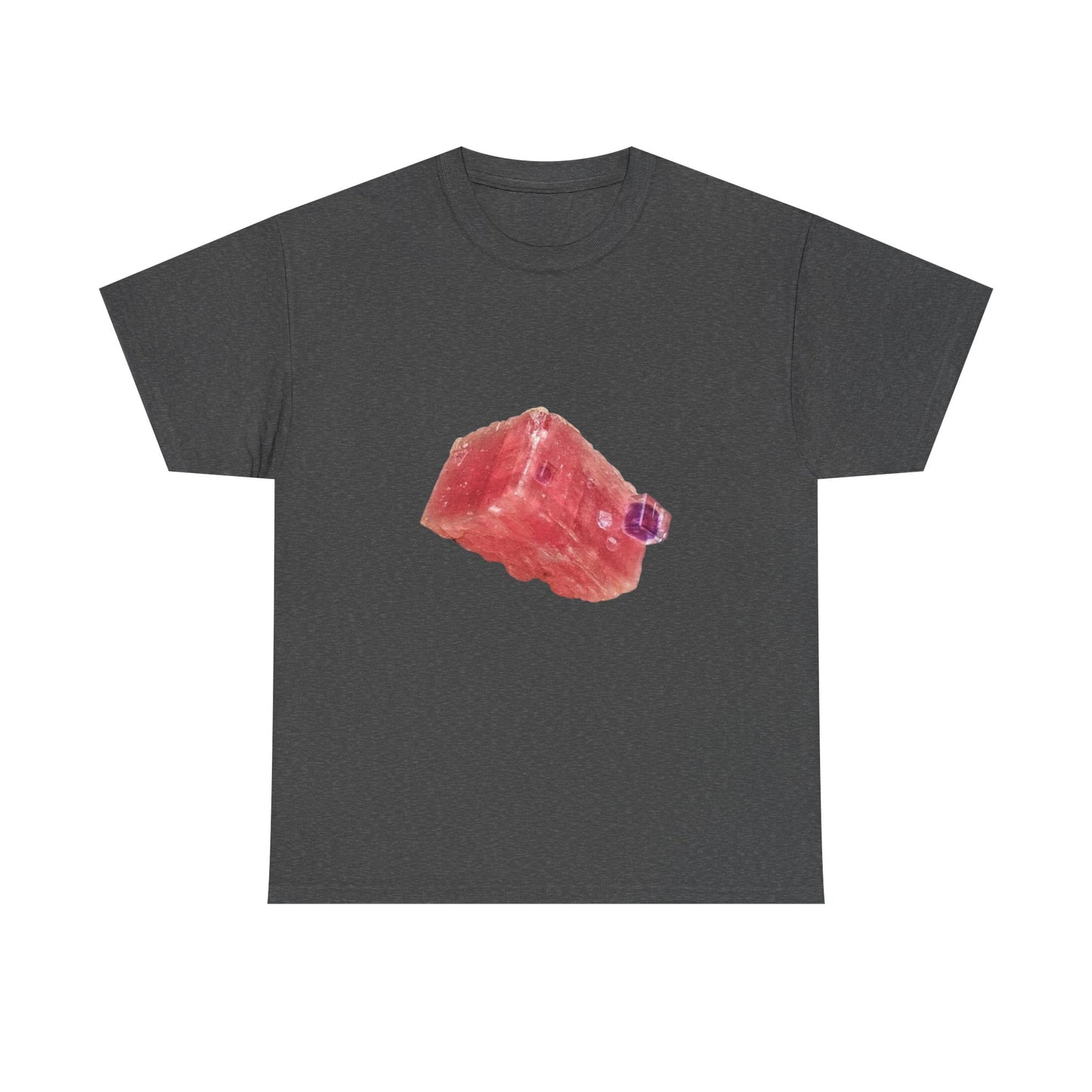 Artistic Unisex Cotton Tee, Trendy Graphic Tee, Casual Wear, Everyday Comfort Tee, Rhodochrosite
