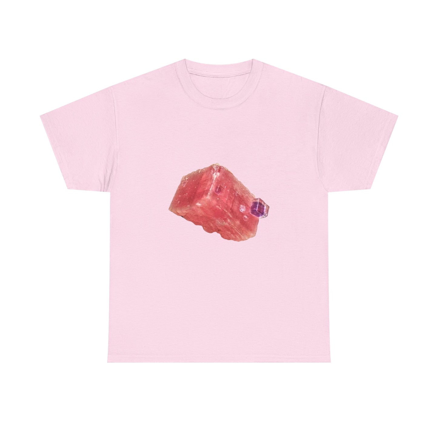 Artistic Unisex Cotton Tee, Trendy Graphic Tee, Casual Wear, Everyday Comfort Tee, Rhodochrosite