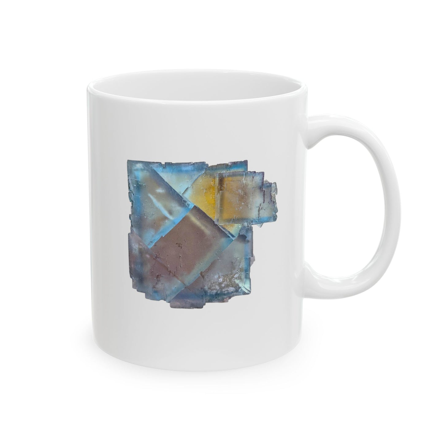 Artistic Ceramic Mug - Unique Design, Coffee Lover Gift, Home Decor, Watercolor Art Mug, Personalized Tea Cup