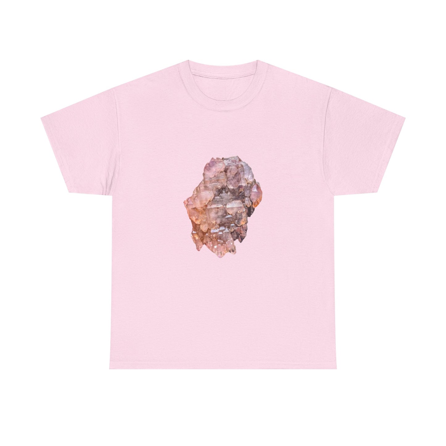 Artistic Unisex Cotton Tee, Trendy Graphic Tee, Casual Wear, Everyday Comfort Tee, Amethyst