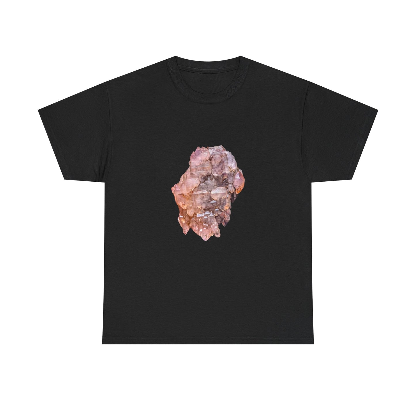 Artistic Unisex Cotton Tee, Trendy Graphic Tee, Casual Wear, Everyday Comfort Tee, Amethyst