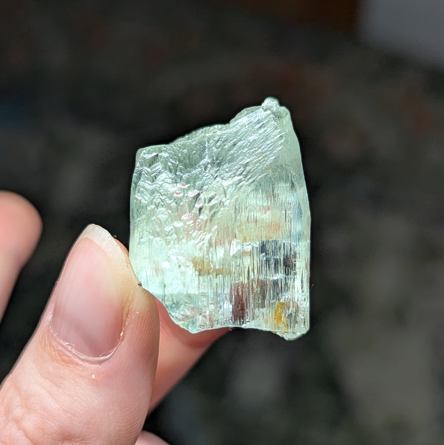 Brazil Etched Aquamarine