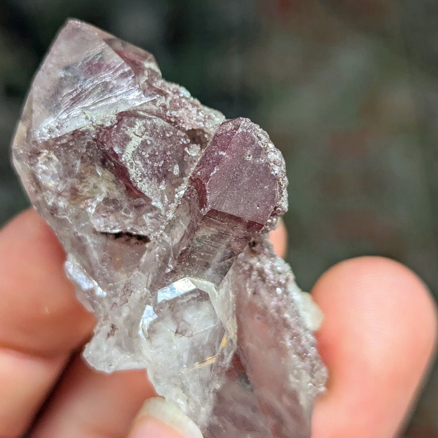 Sichuan Hematite Phantom Quartz