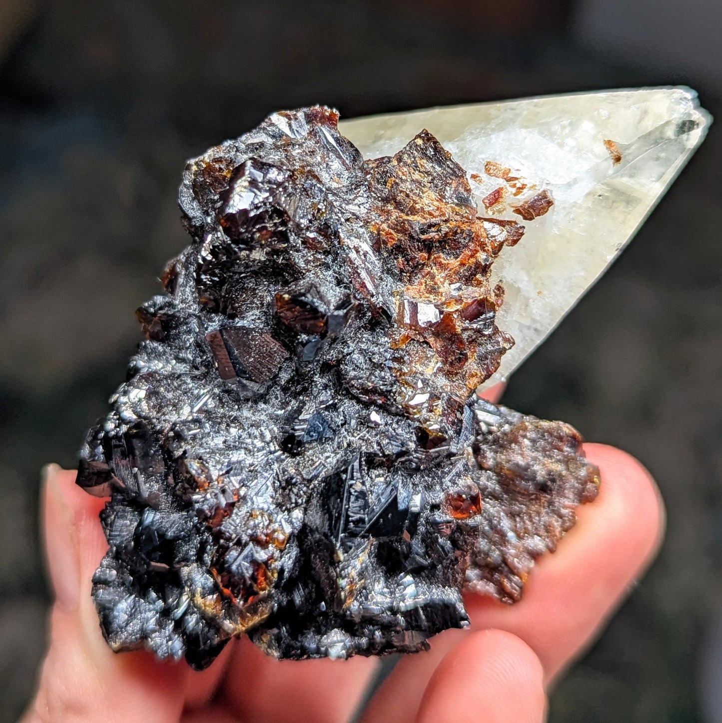 Elmwood Mine Calcite and Sphalerite