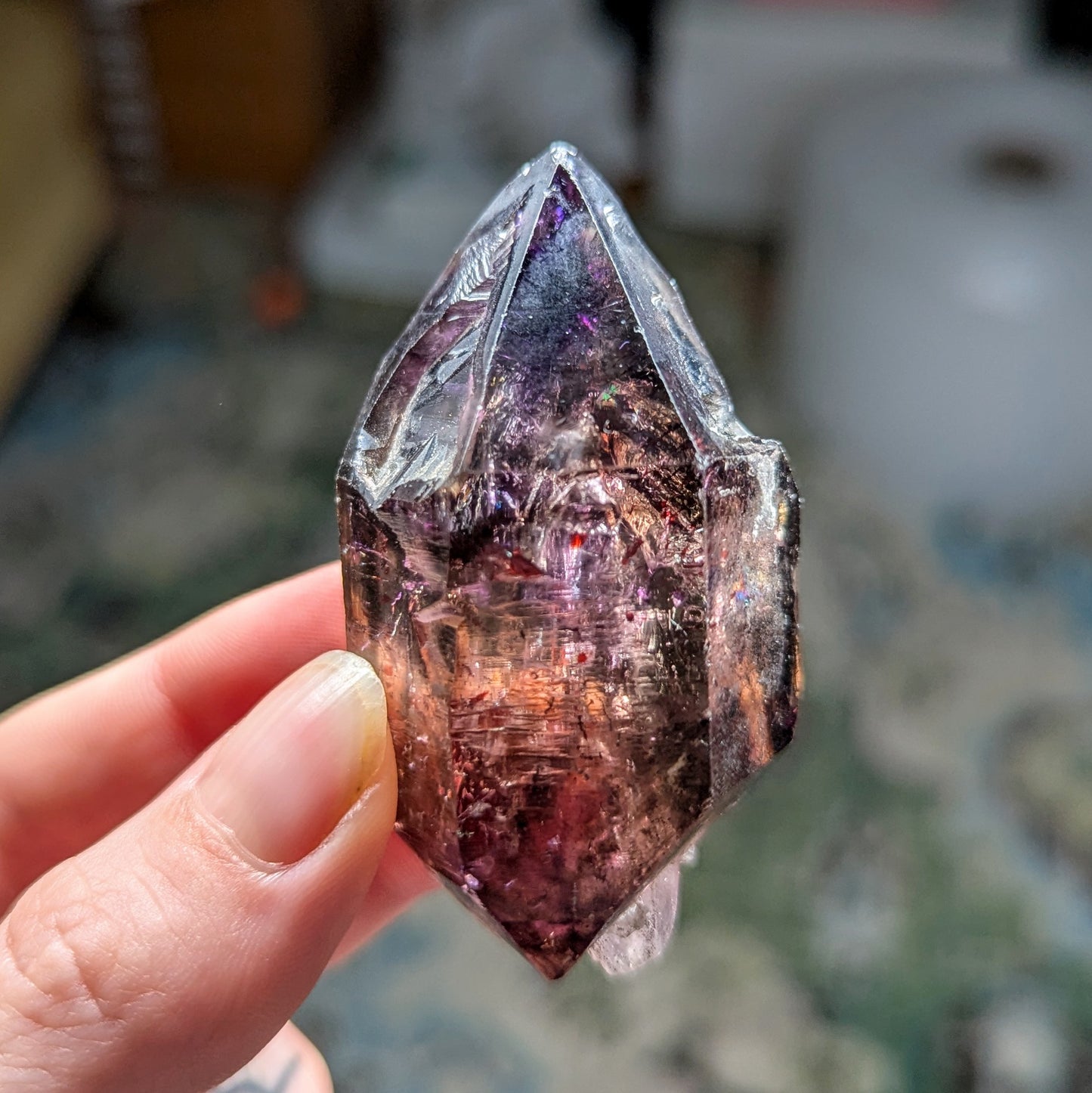 Chibuku Mine Amethyst Scepter w. Enhydro