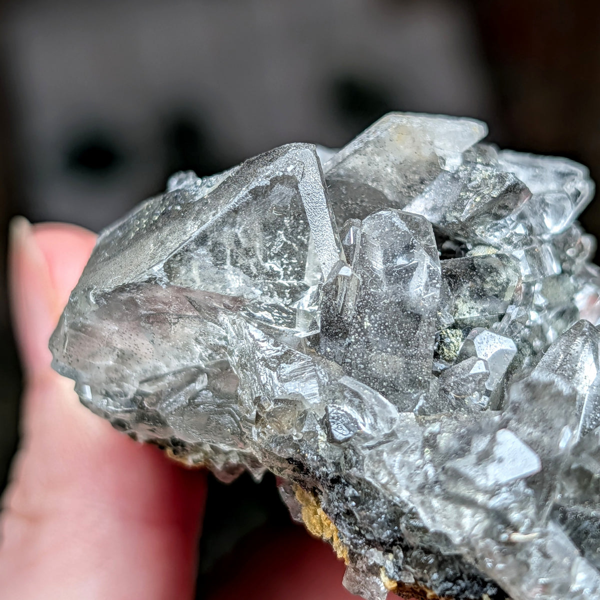 Hematite included Baryte