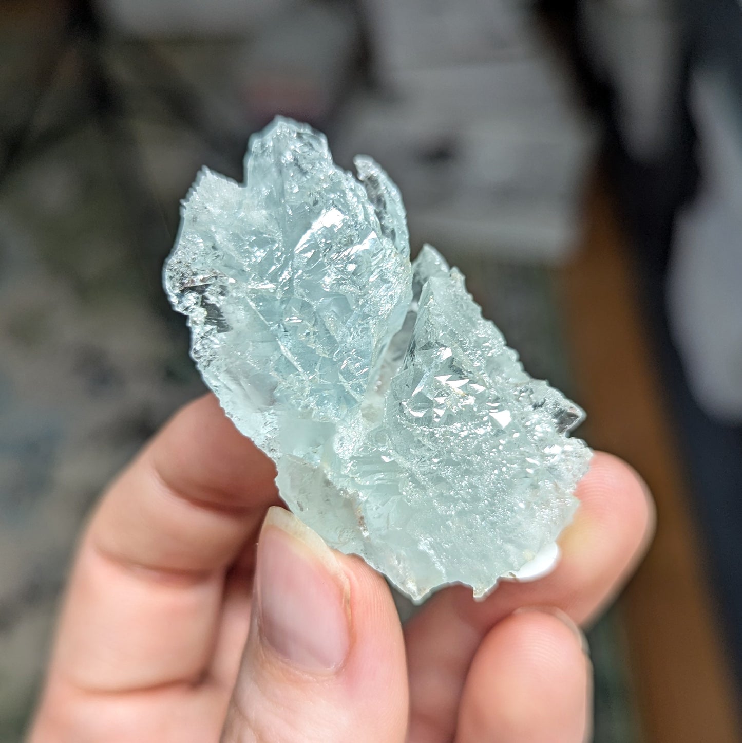 Brazil Etched Aquamarine
