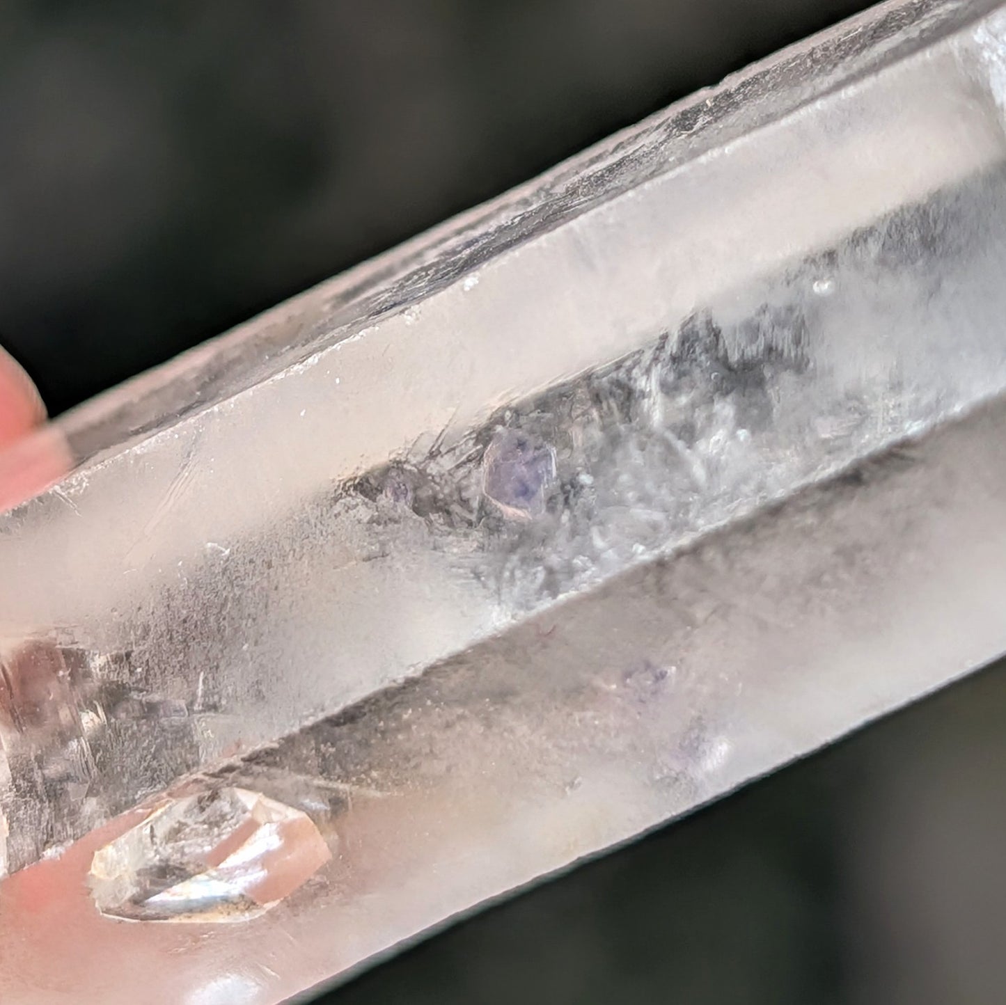 Rare Madagascar Fluorite in Quartz