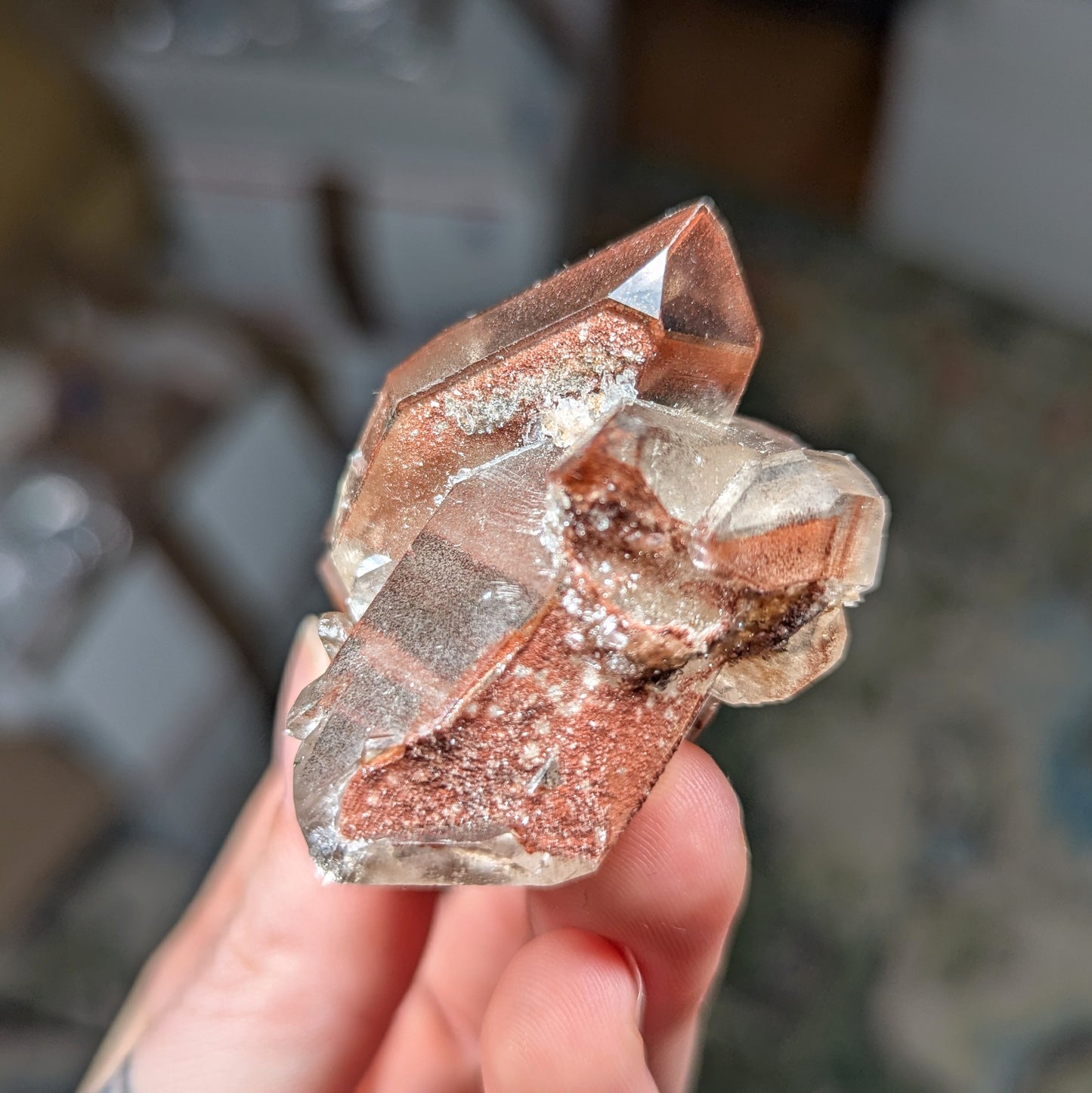 Orange River Hematite Quartz