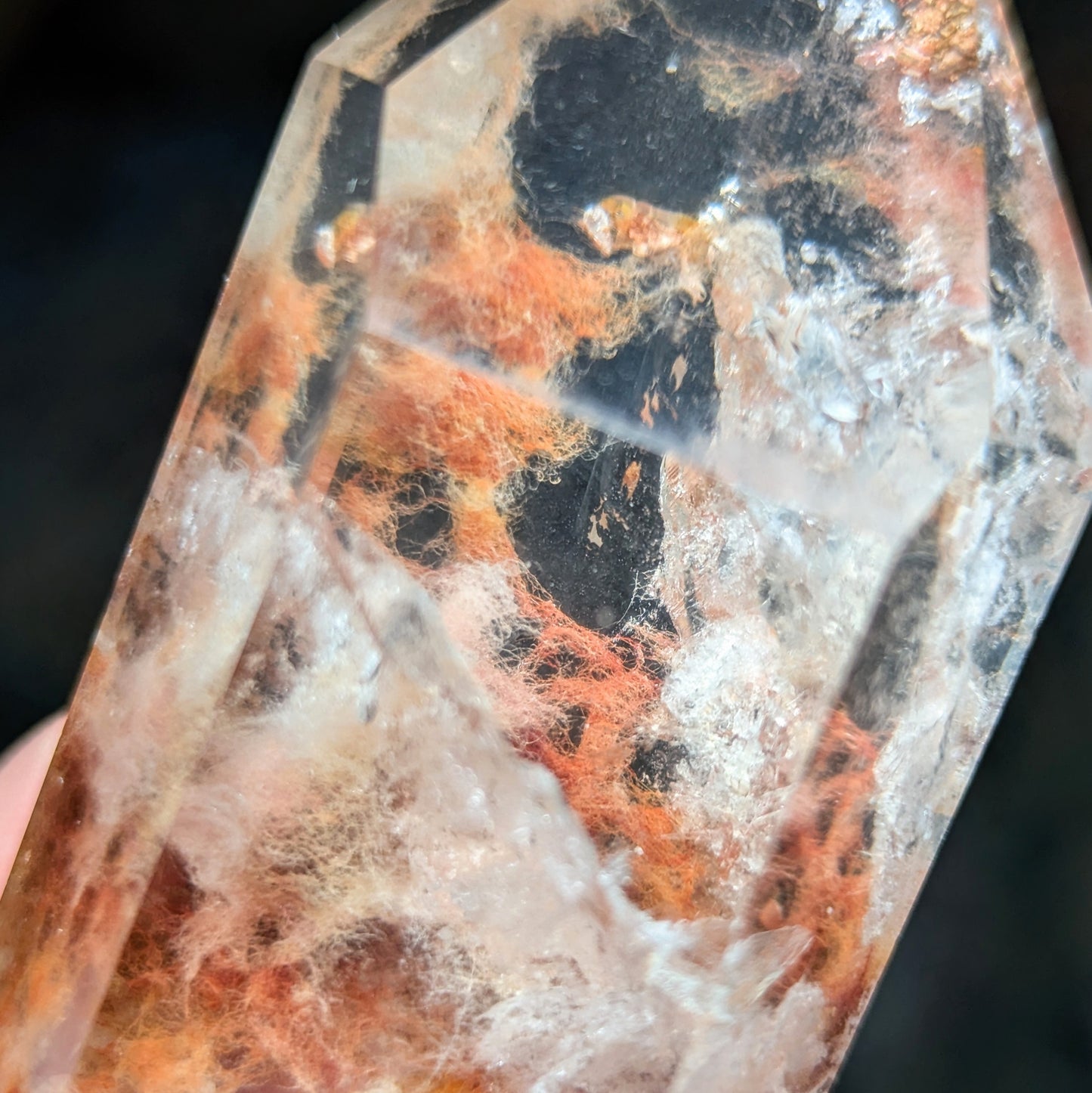 Brazil Amphibole Quartz