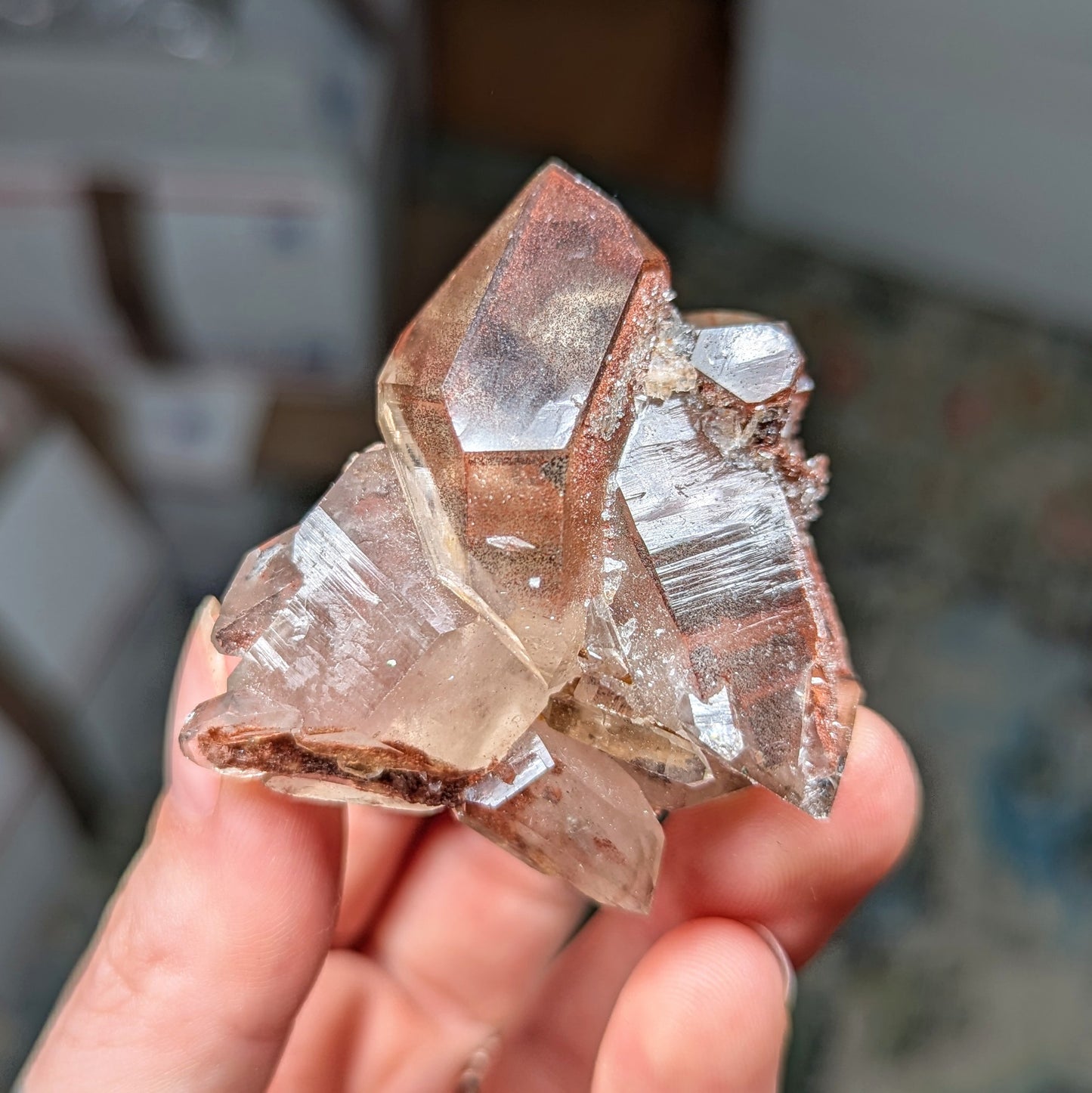 Orange River Hematite Quartz