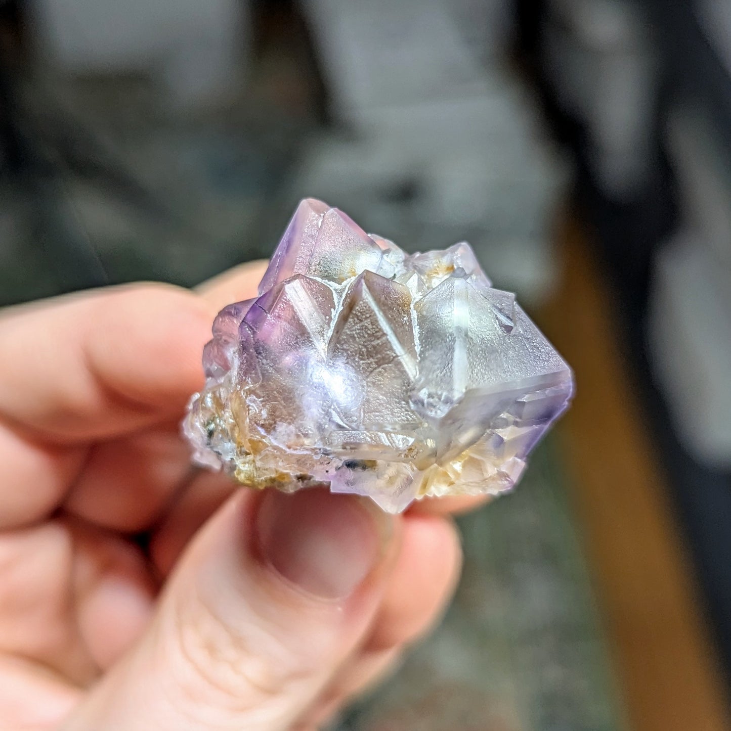 Huanggang Purple Fluorite