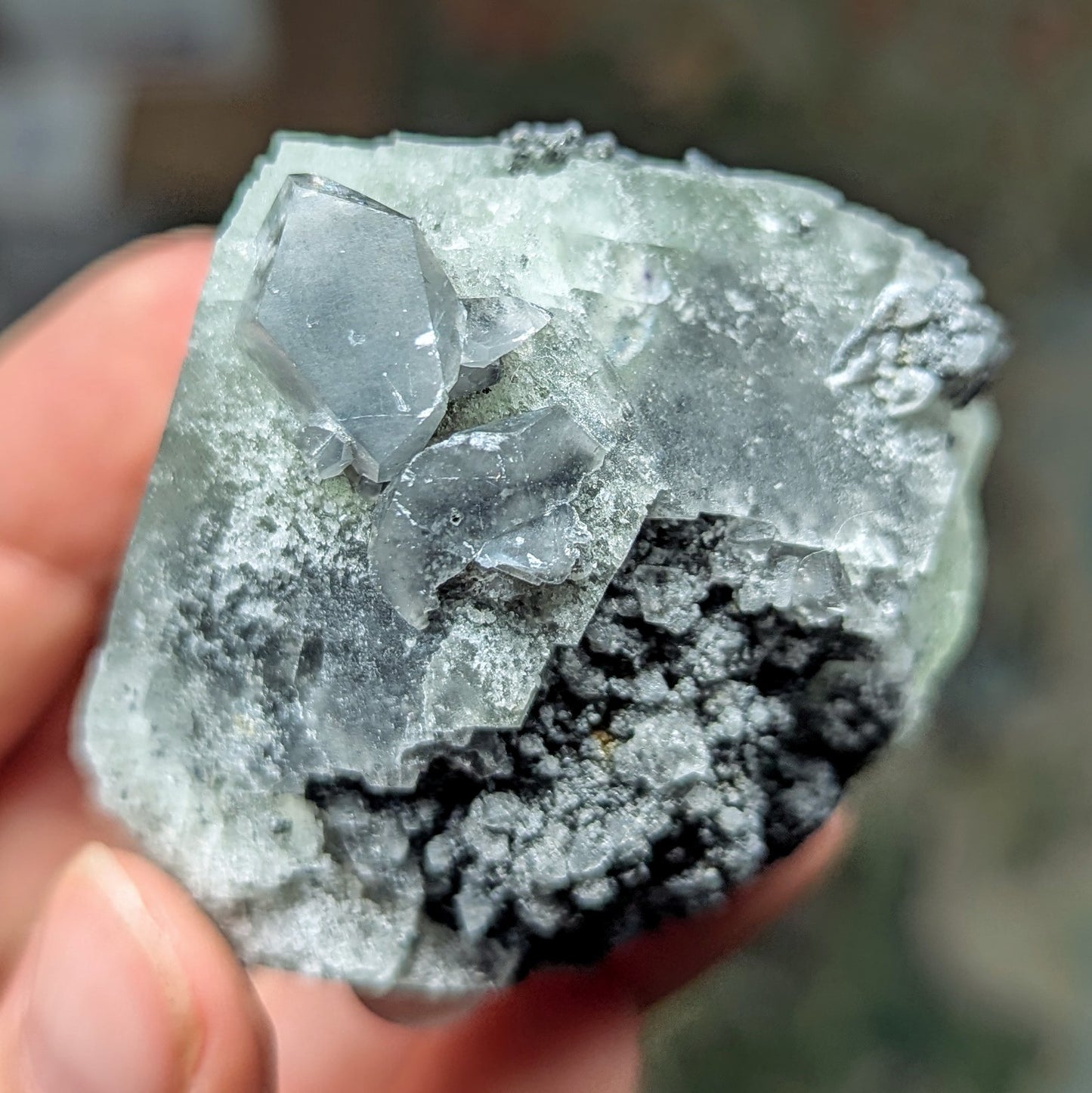 Xianghualing Green Fluorite Octahedral
