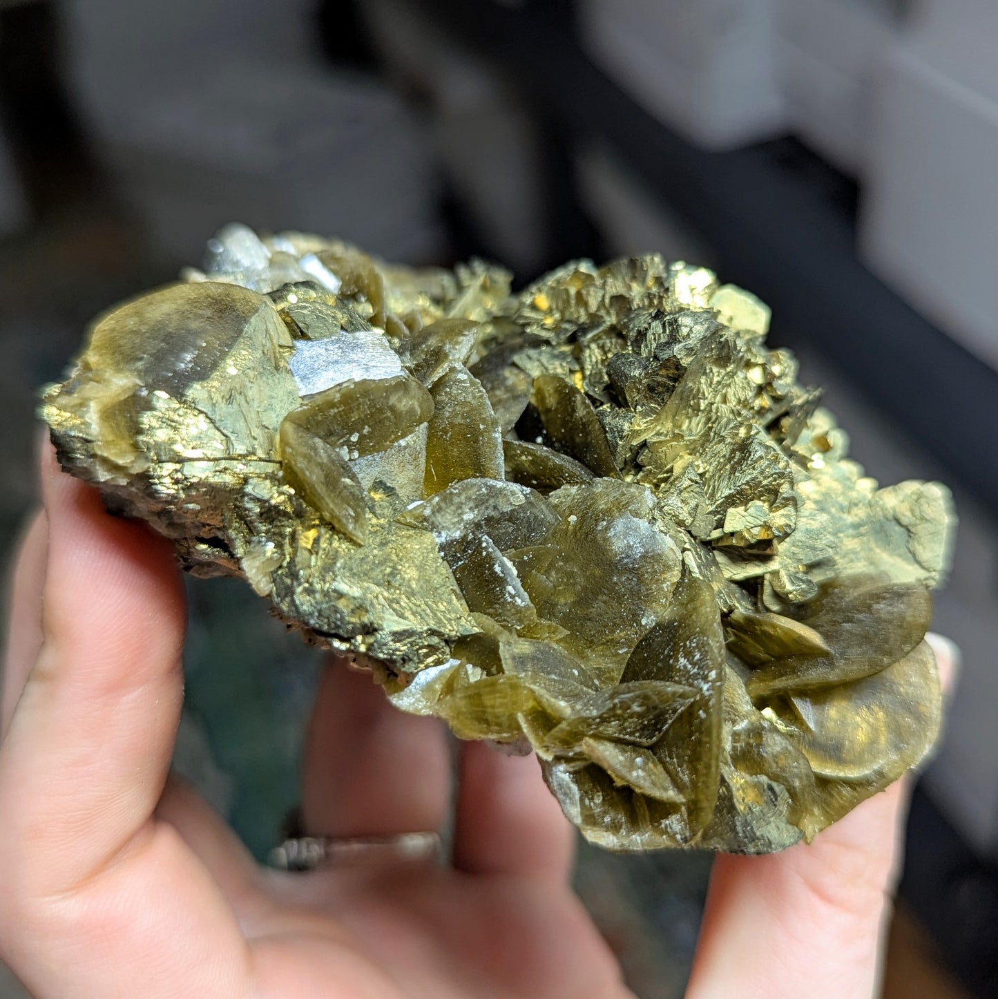 Kaiwu Mine Chalcopyrite and Siderite