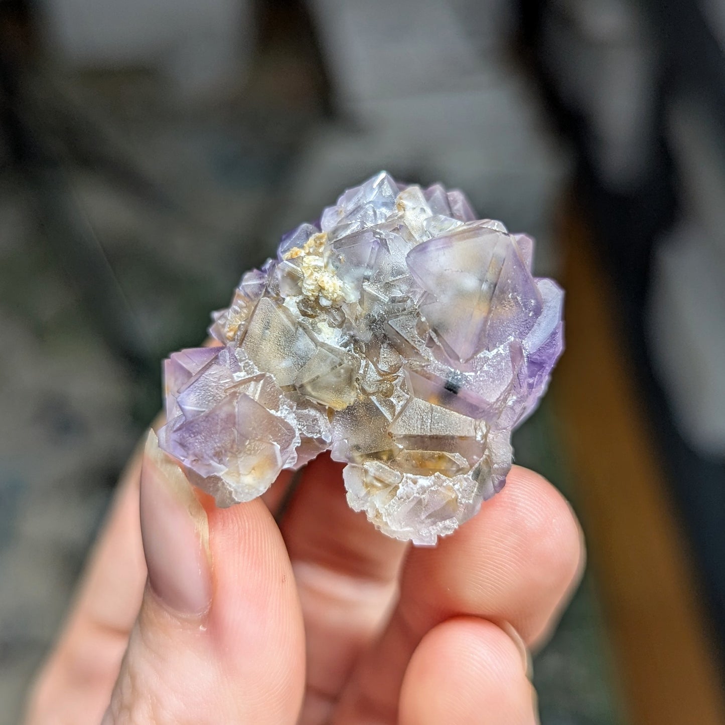 Huanggang Purple Fluorite