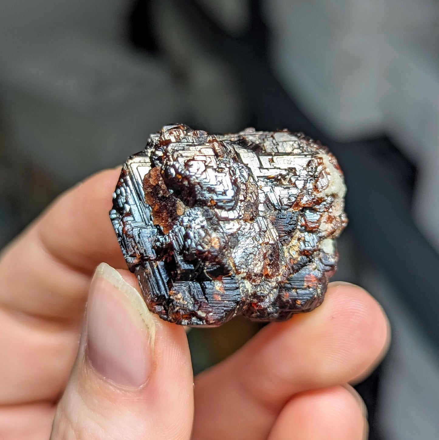 Etched Spessartine Garnet