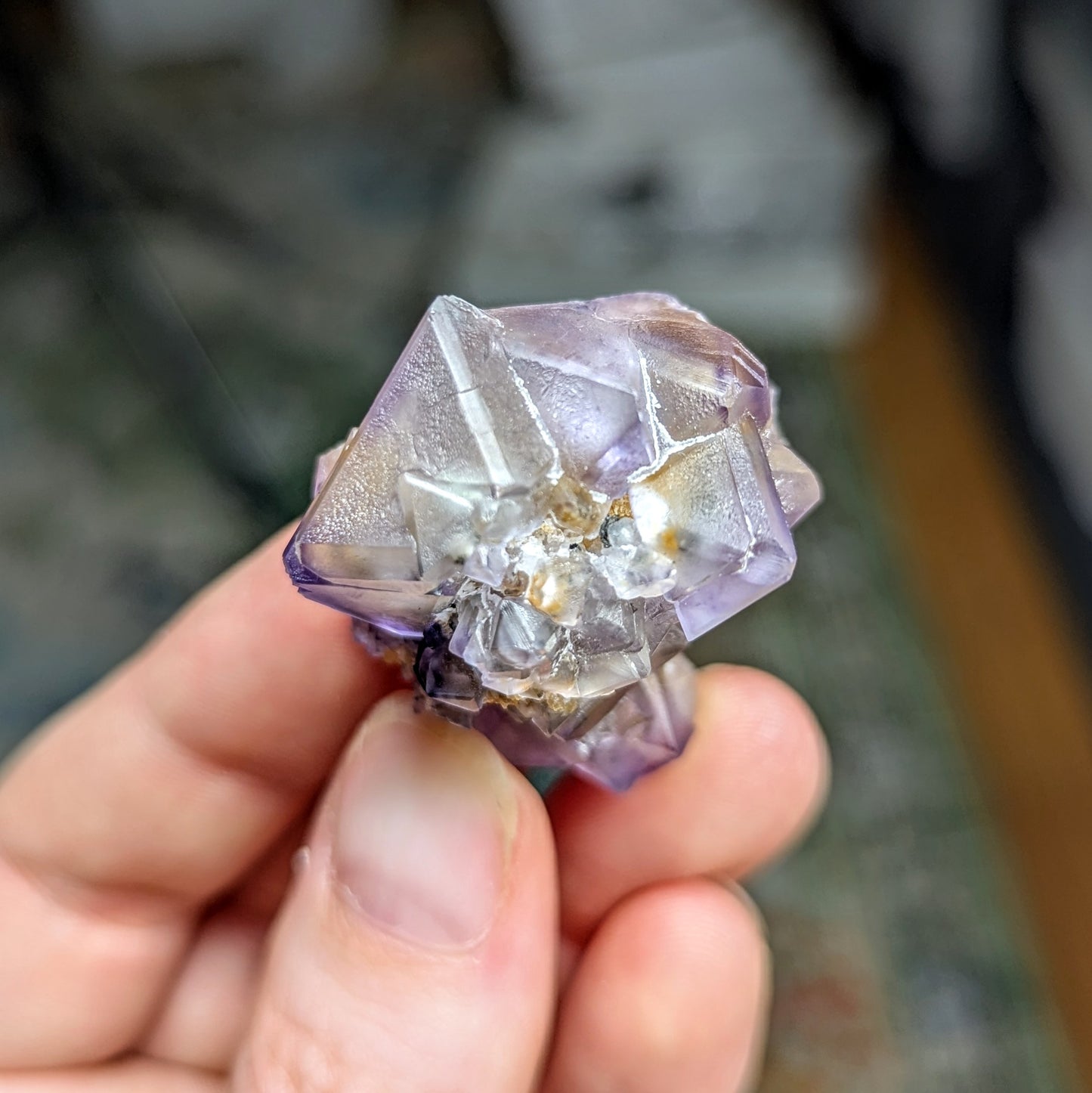 Huanggang Purple Fluorite