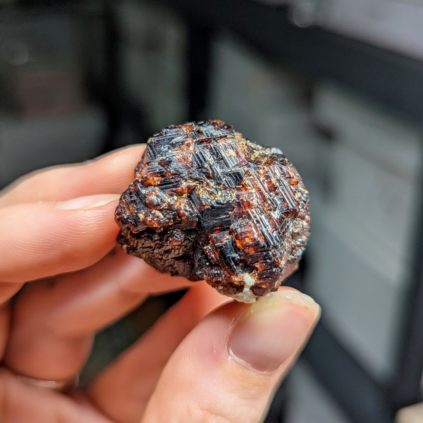 Etched Spessartine Garnet