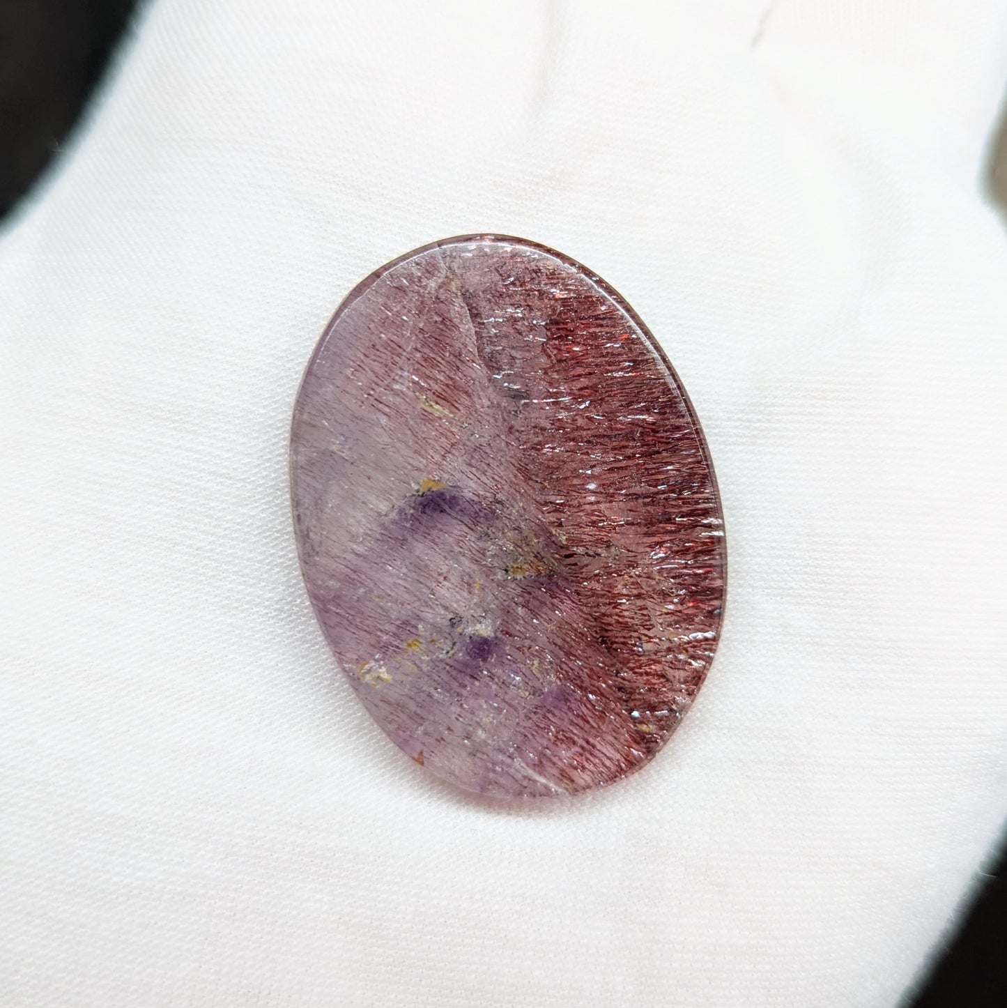 Quartz Slice with Inclusions