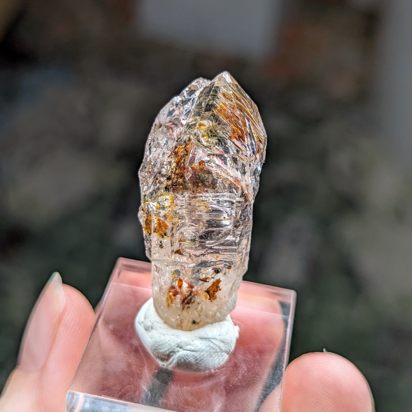 Madagascar Firefly Quartz Enhydro