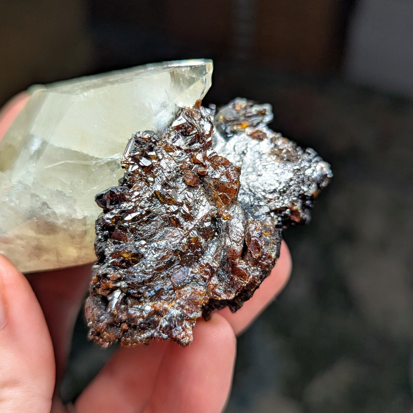 Elmwood Mine Calcite and Sphalerite