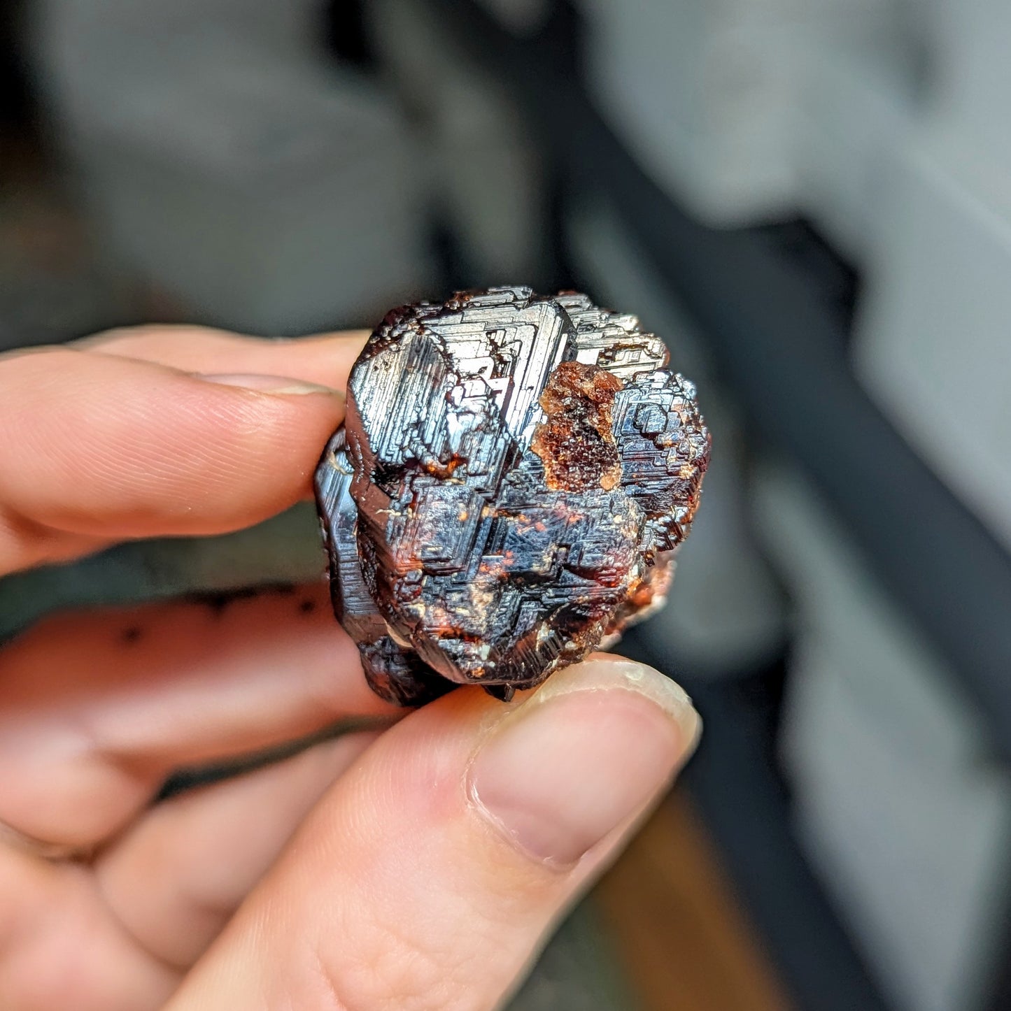 Etched Spessartine Garnet