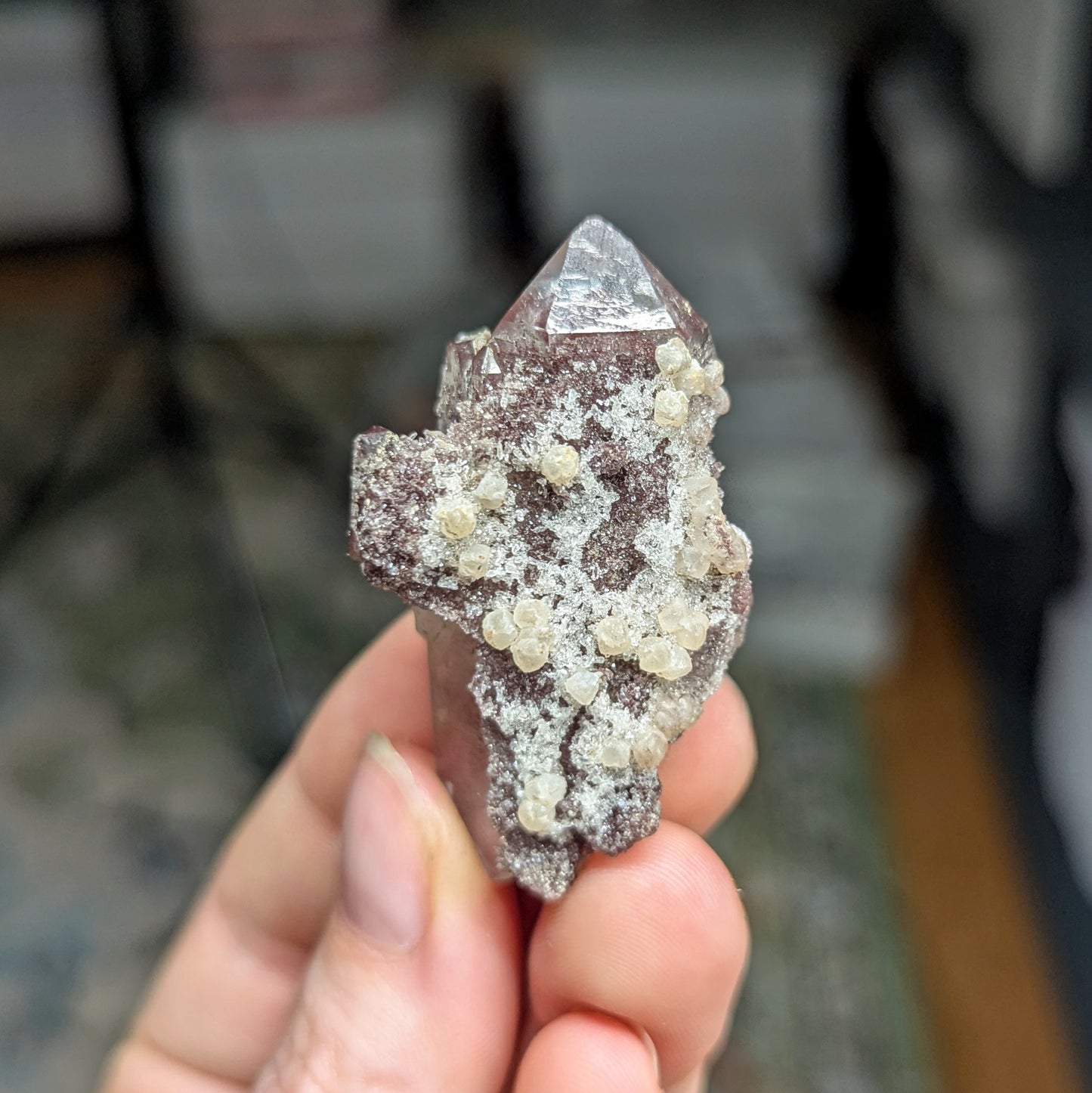 Sichuan Hematite Phantom Quartz