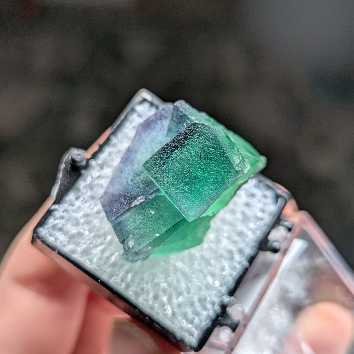Okorusu Mine Fluorite Perky Box