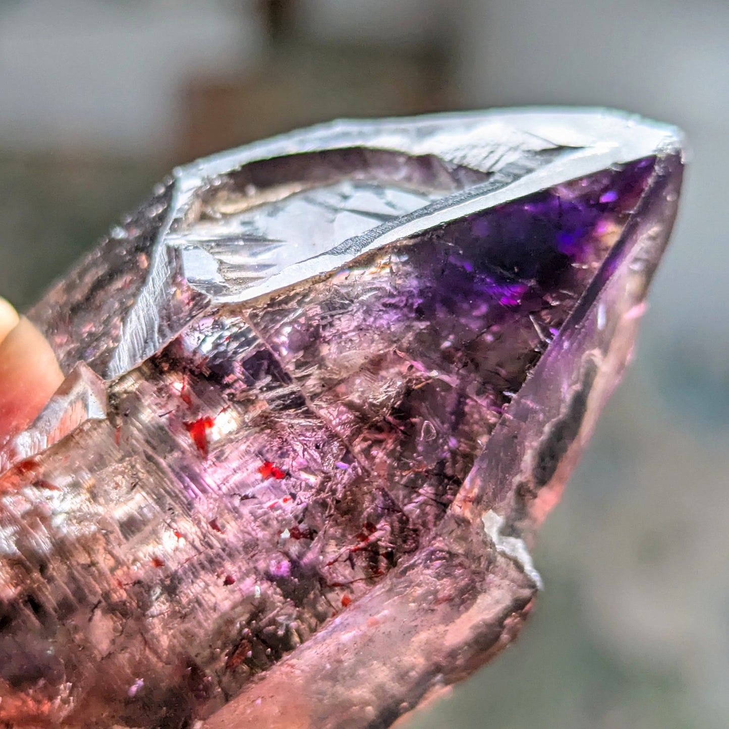 Chibuku Mine Amethyst Scepter w. Enhydro