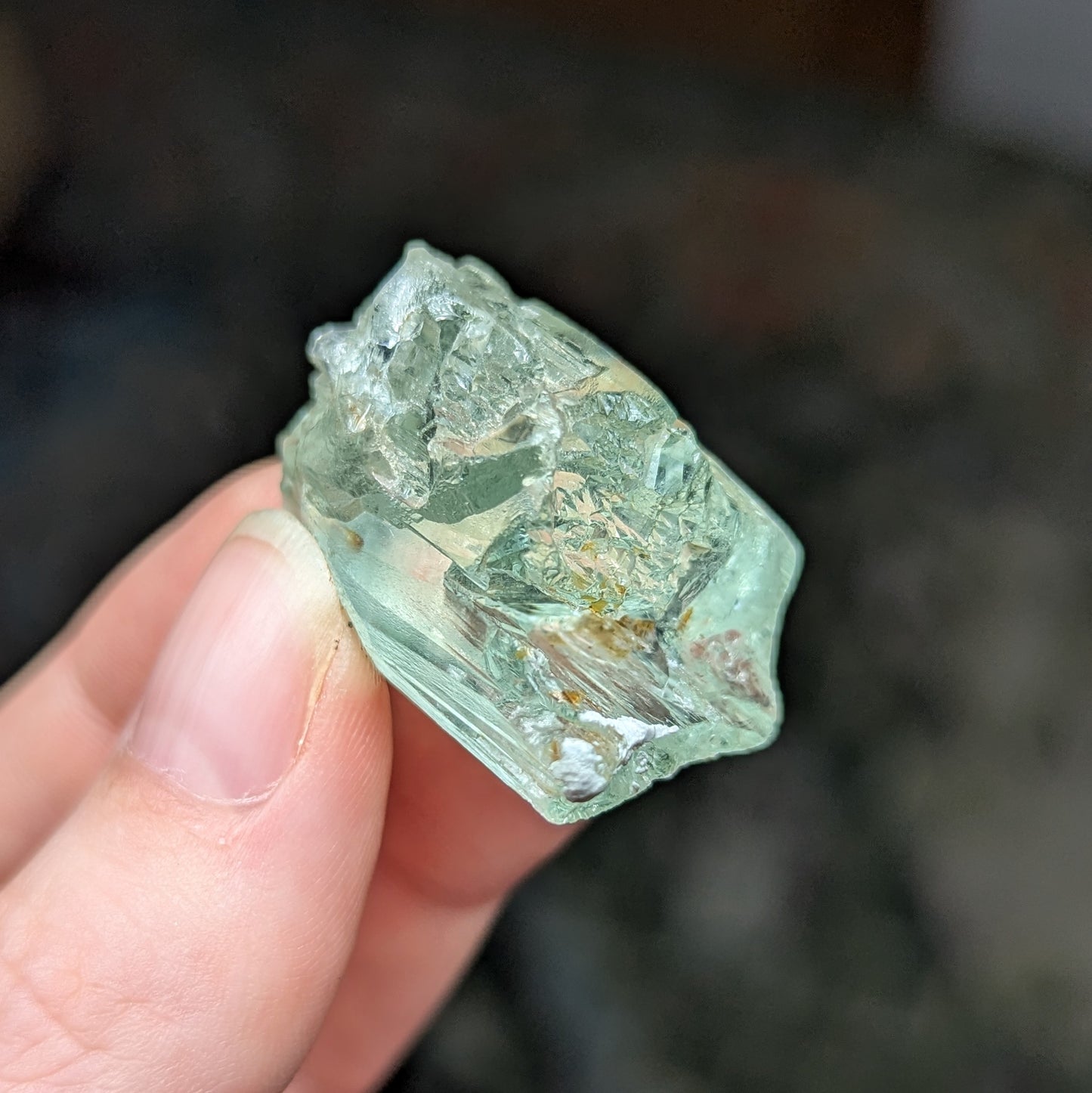 Brazil Etched Aquamarine