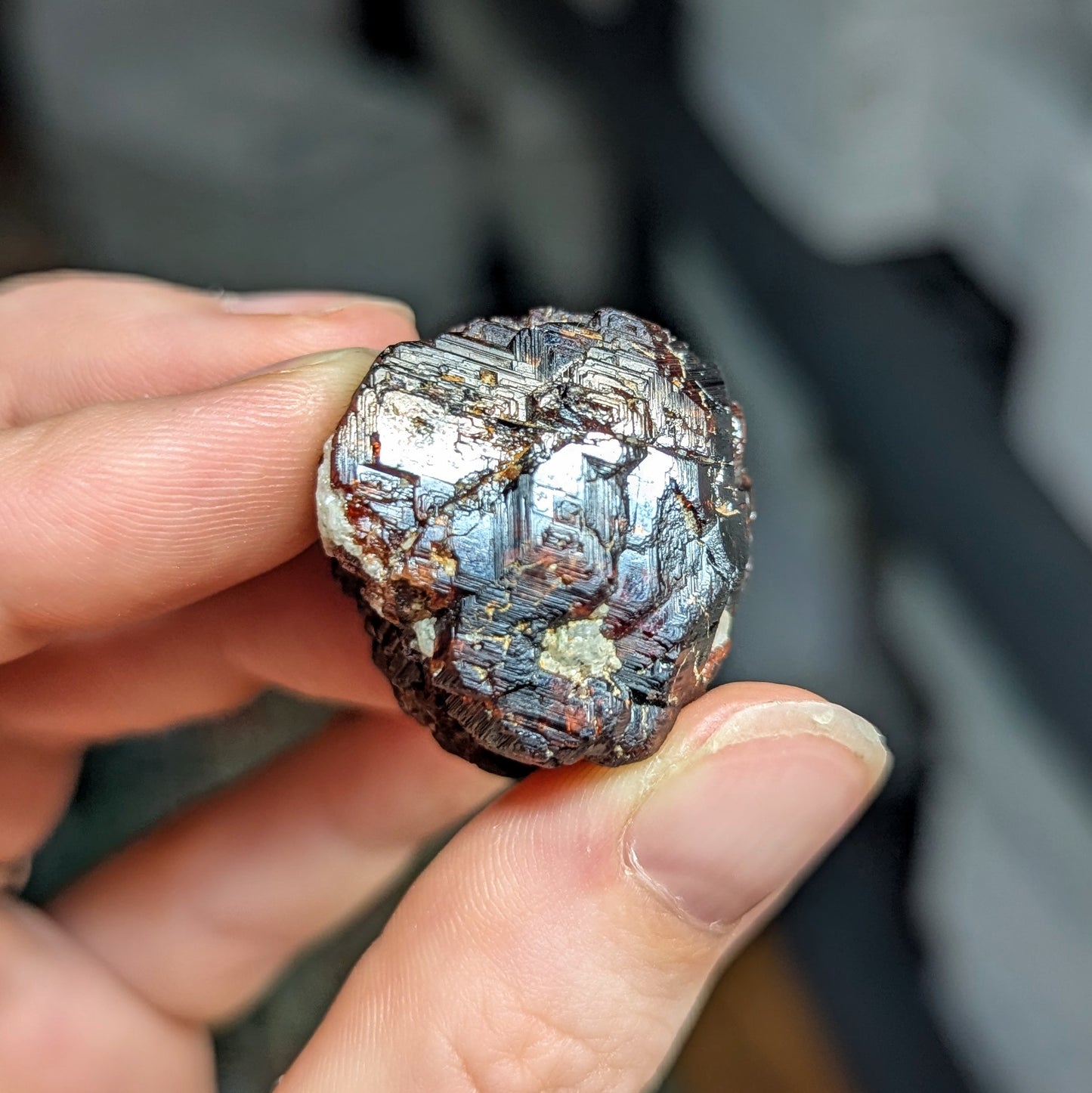 Etched Spessartine Garnet