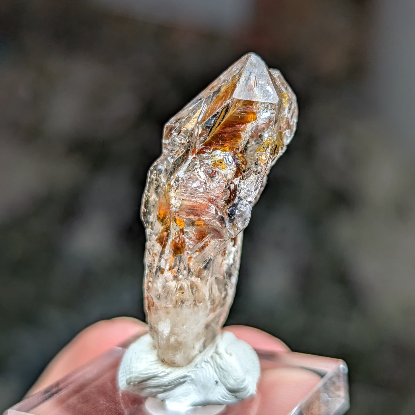 Madagascar Firefly Quartz Enhydro