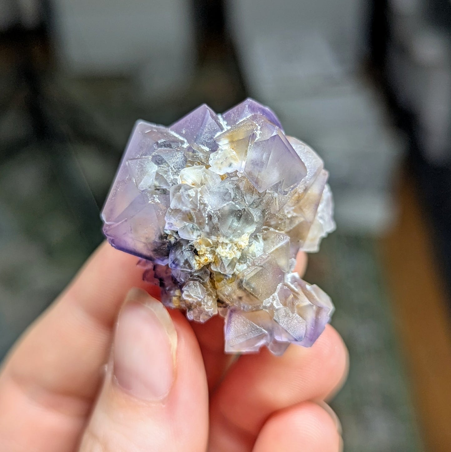 Huanggang Purple Fluorite