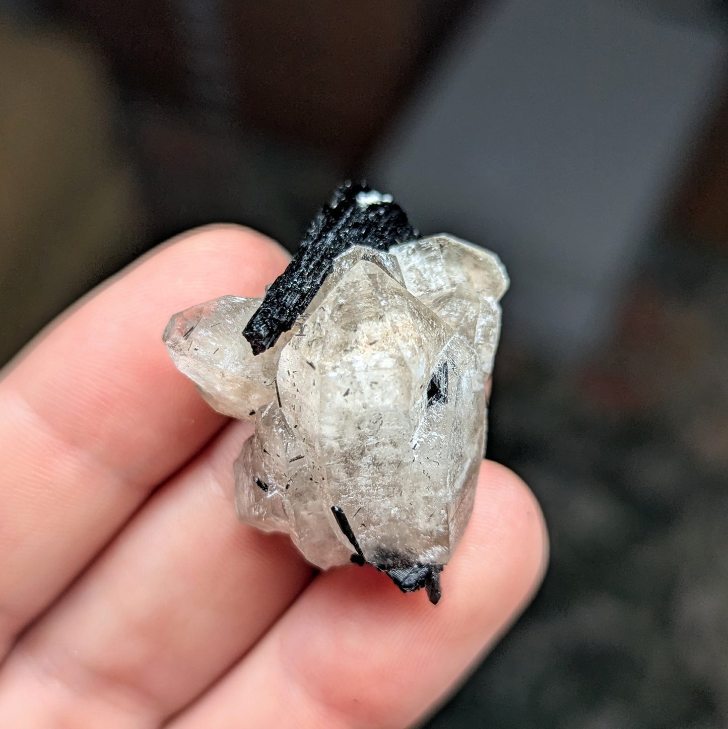Erongo Quartz with Schorl