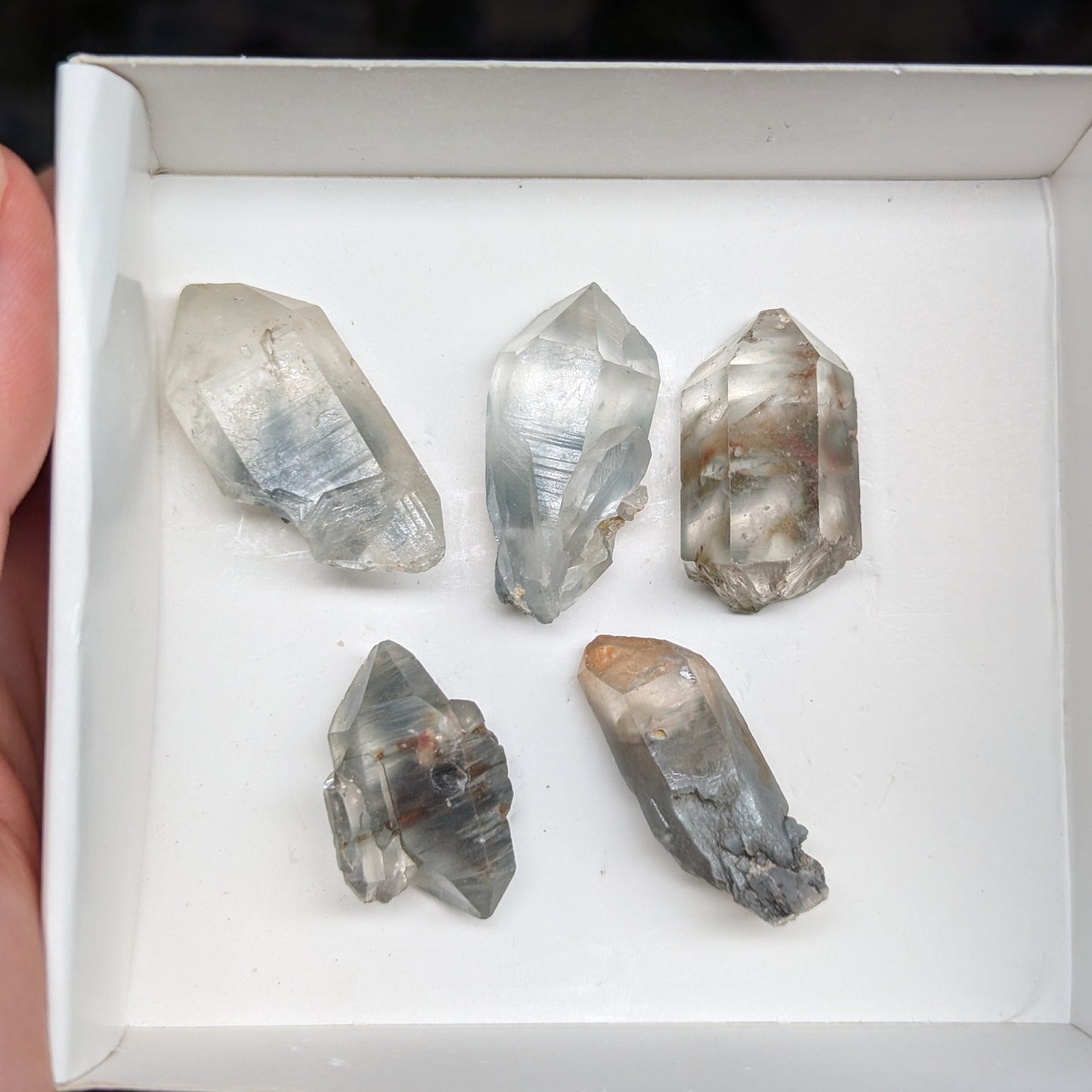 Blue Amphibole Quartz Lot