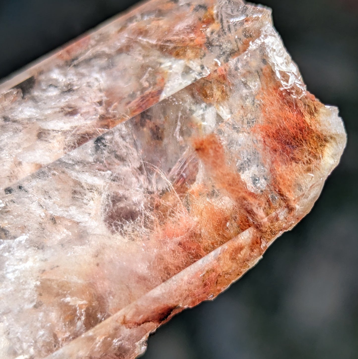 Brazil Amphibole Quartz