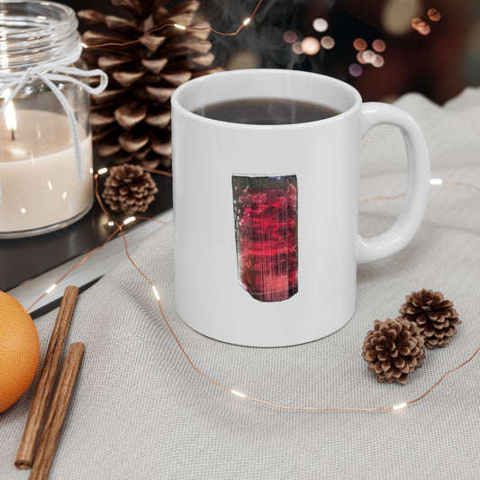 Vibrant Ceramic Coffee Mug, Artistic Drinkware, Colorful Mug, Unique Gift for Coffee Lovers, Home Decor, Tourmaline