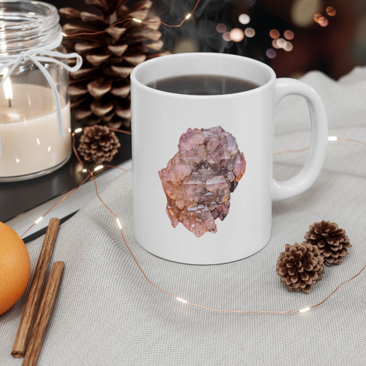 Vibrant Ceramic Coffee Mug, Artistic Drinkware, Colorful Mug, Unique Gift for Coffee Lovers, Home Decor, Amethyst