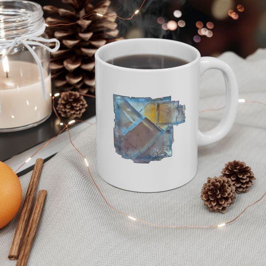 Artistic Ceramic Mug - Unique Design, Coffee Lover Gift, Home Decor, Watercolor Art Mug, Personalized Tea Cup