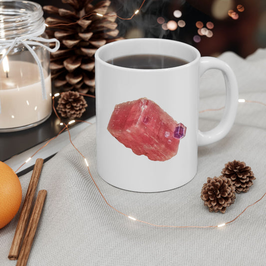Vibrant Ceramic Coffee Mug, Artistic Drinkware, Colorful Mug, Unique Gift for Coffee Lovers, Home Decor, Rhodochrosite