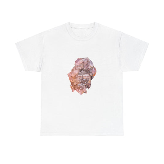 Artistic Unisex Cotton Tee, Trendy Graphic Tee, Casual Wear, Everyday Comfort Tee, Amethyst
