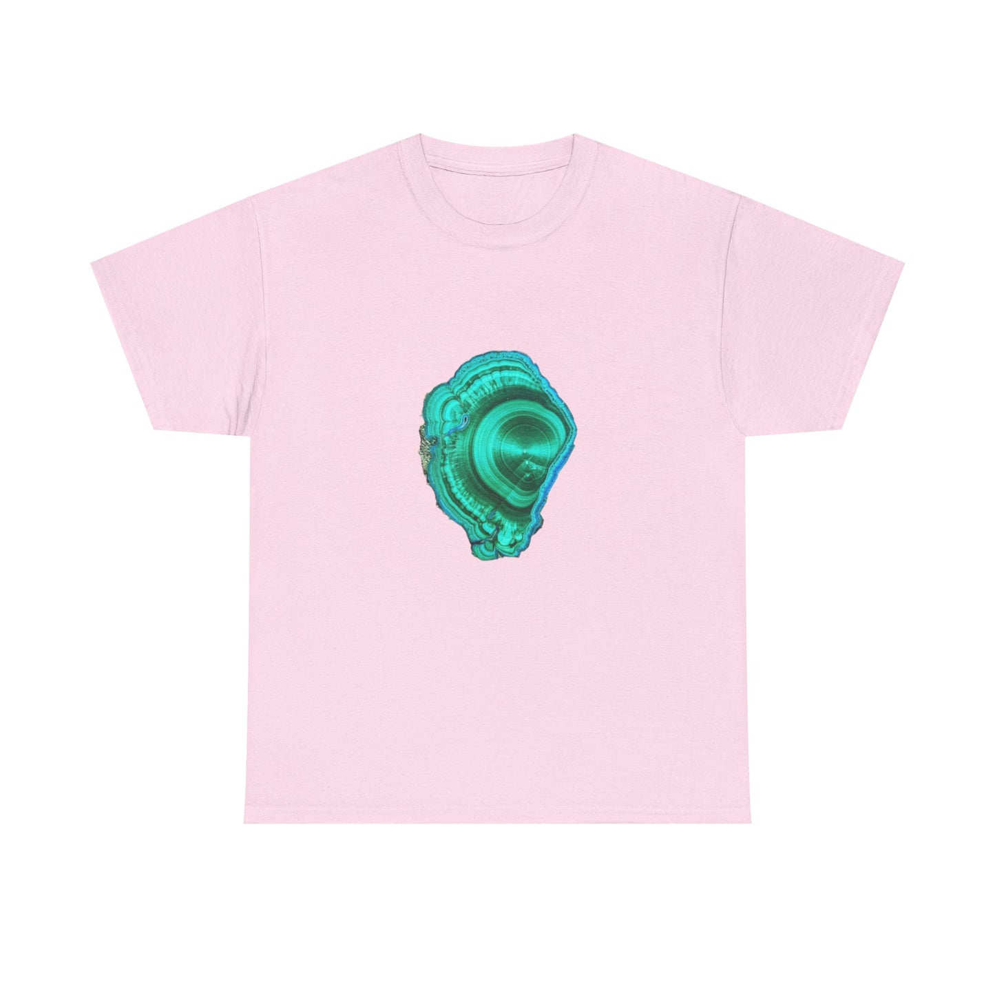 Artistic Unisex Cotton Tee, Trendy Graphic Tee, Casual Wear, Everyday Comfort Tee, Malachite