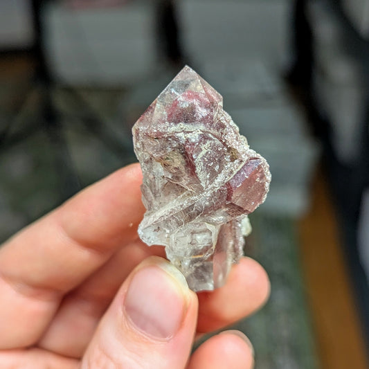 Sichuan Hematite Phantom Quartz