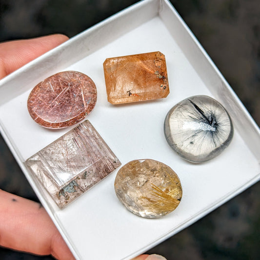 Rutilated Quartz Lot