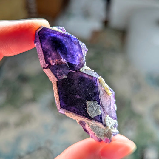 Elongated Yindu Fluorite