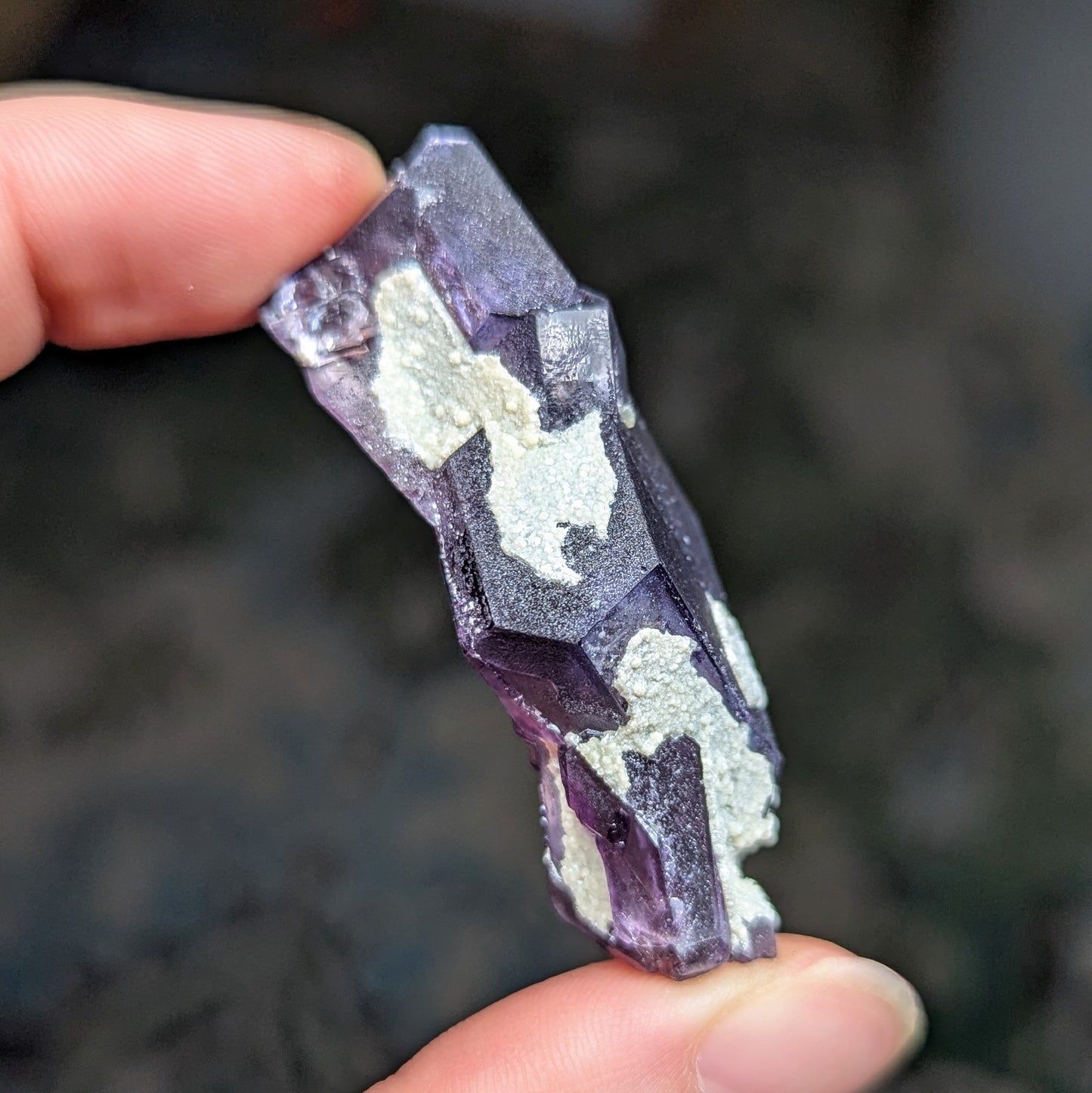 Elongated Yindu Fluorite