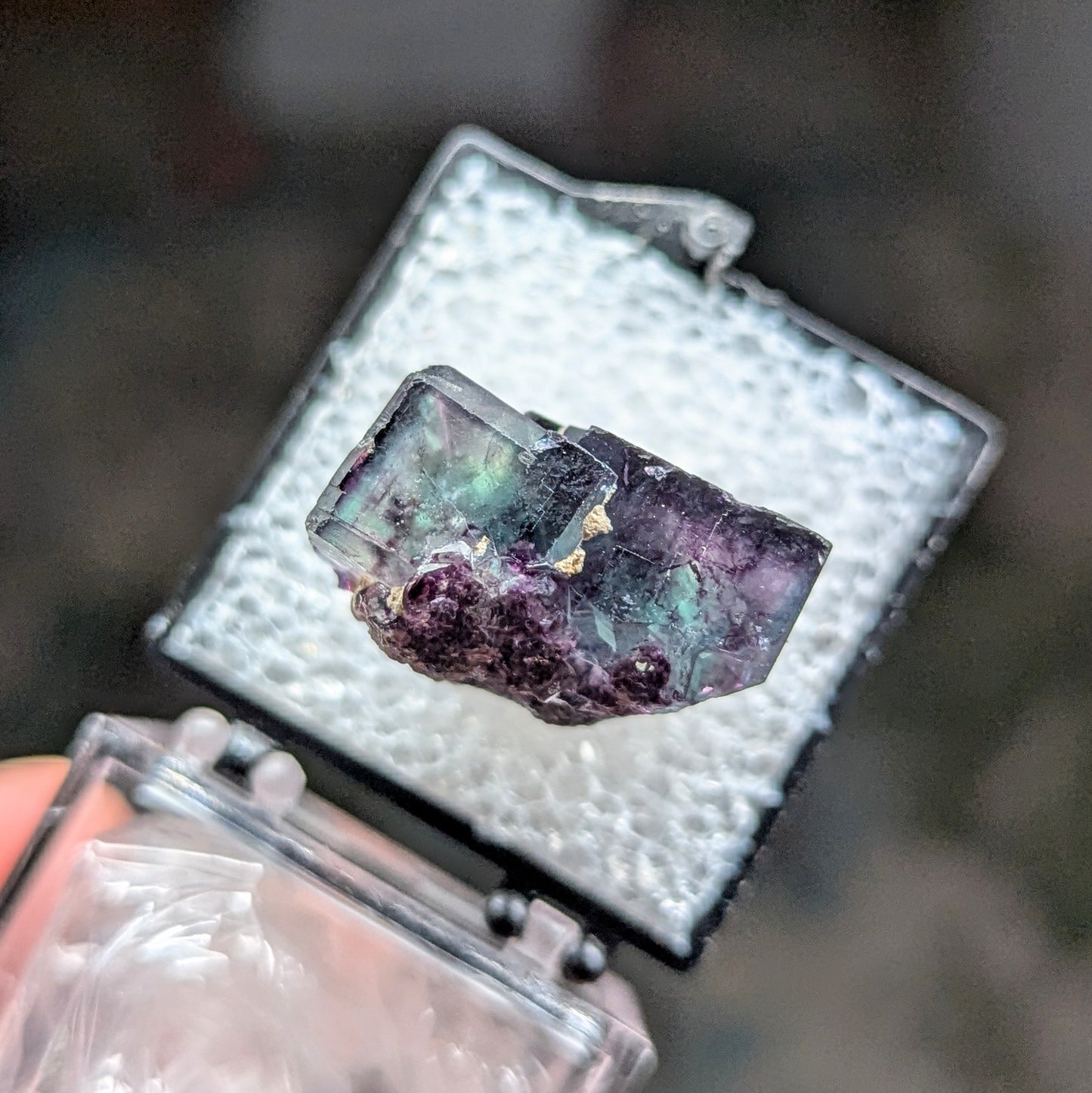 Okorusu Mine Fluorite Perky Box